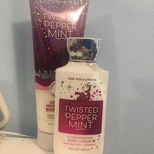 twisted peppermint lotion & moisturizing body wash